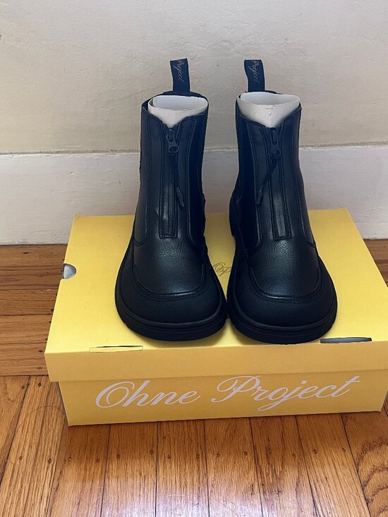 Brand New Ohne Barefoot Chelsea Boot Zuri Black 40 main image 4